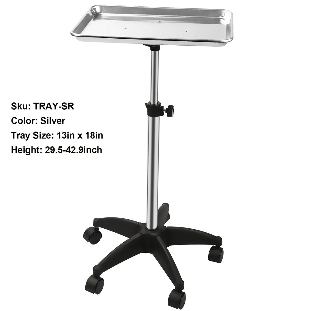 360° Rotating Beauty Salon Cart with Wheels - Organizer with Adjustable Height, Ultimate Salon Utility Cart