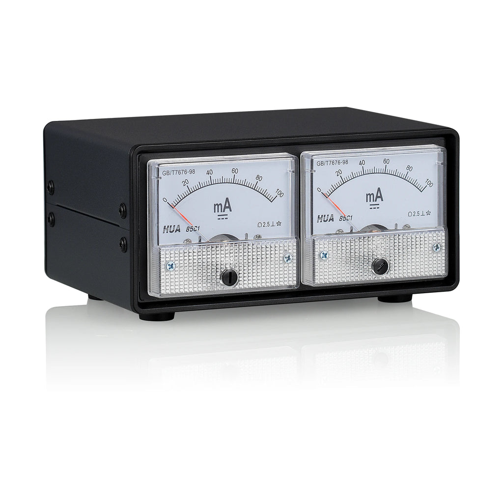 Nobsound 8-Pin Dual Bias Current Probes Tester+Dual Large Ampere Meter for EL34,KT88,6L6,6V6,5881,6550,KT66,KT100,KT120 Tubes