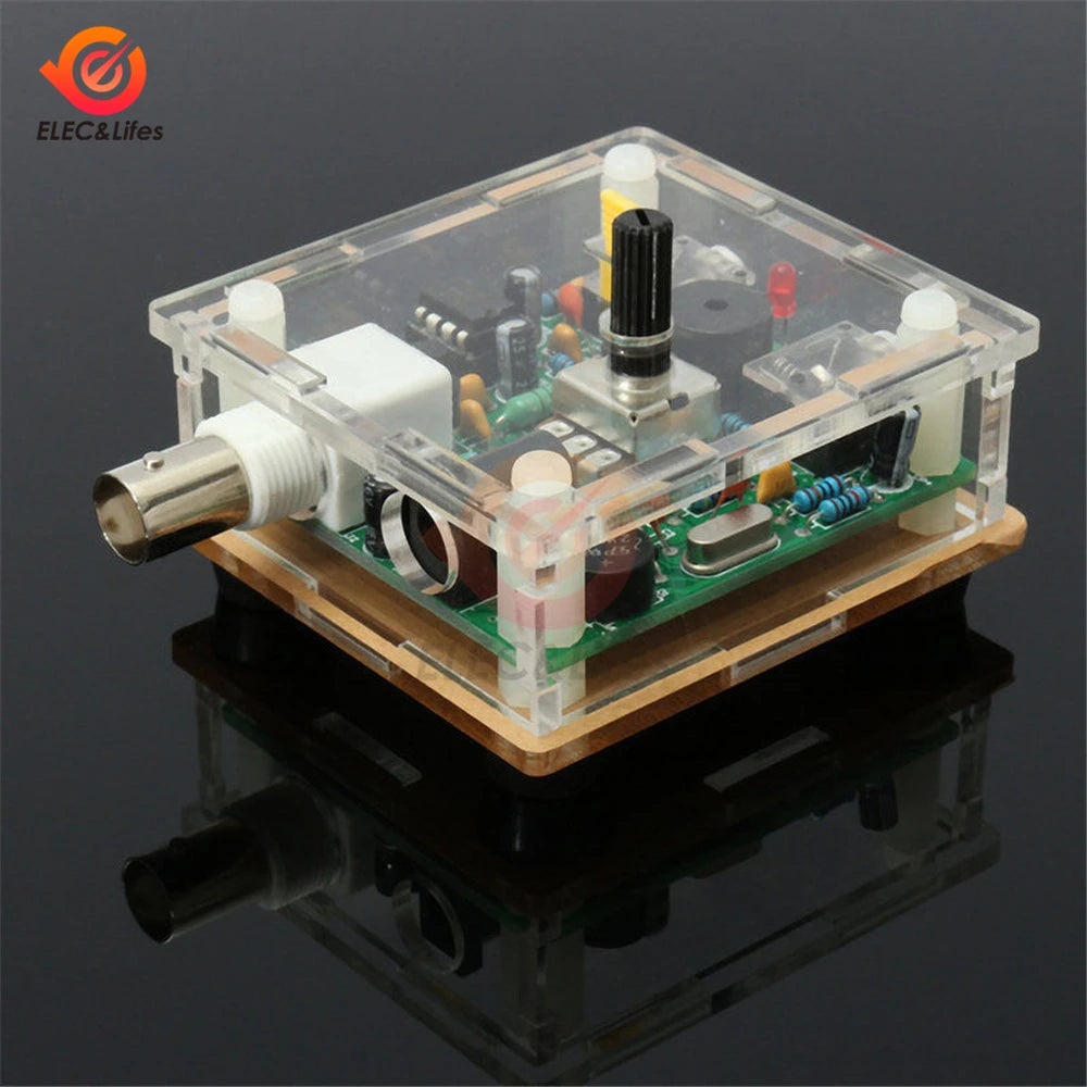 DC 9-13.8V S-PIXIE CW QRP Shortwave Radio Transceiver 7.023Mhz+ Acrylic Case DIY kit for Ham Radio Audio