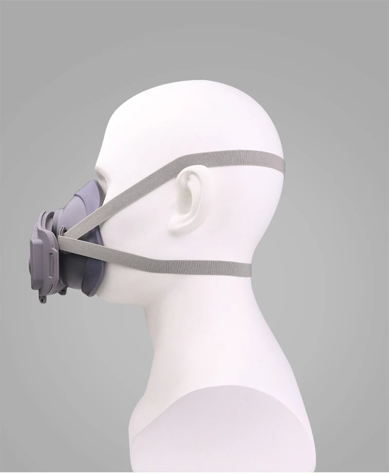 Reusable Dust Proof Respirator Dust Mask Cotton Filters Rubber Work Filter Safety Mask Builder Carpenter Daily Haze Protection