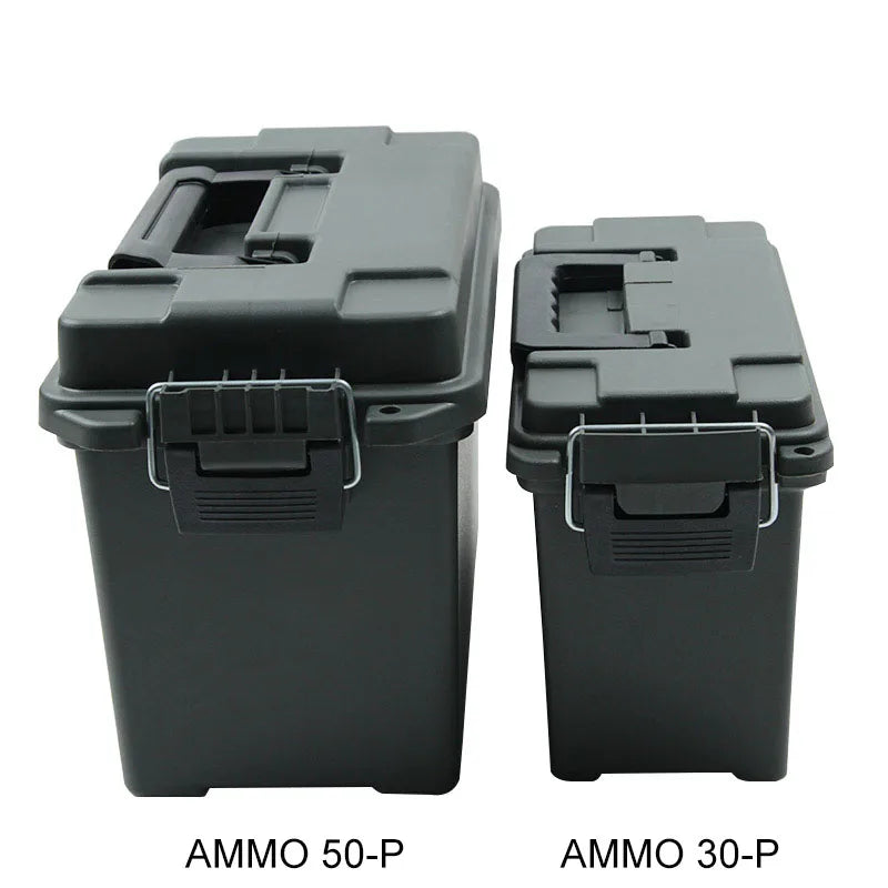 Ammo Box Style Plastic Storage Can Heavy Duty Caliber Bulk Ammo Crate Lightweight Storage Case Hunting Bullet box