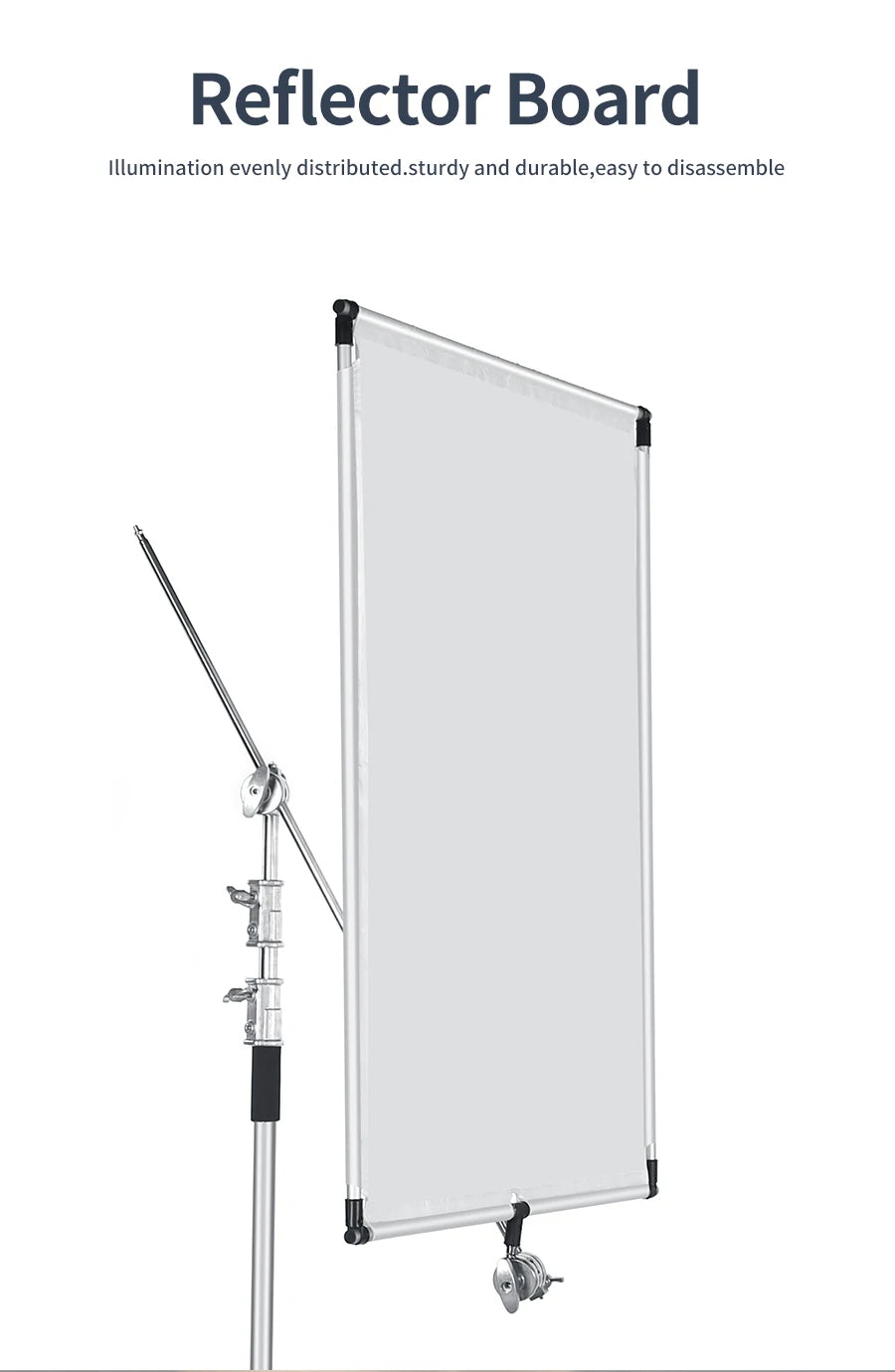 60 x 90cm 90 x 120cm Sun Scrim Large 5in1 Black Silver Gold White Diffuser Reflector Aluminum Alloy Frame for Flash Photography