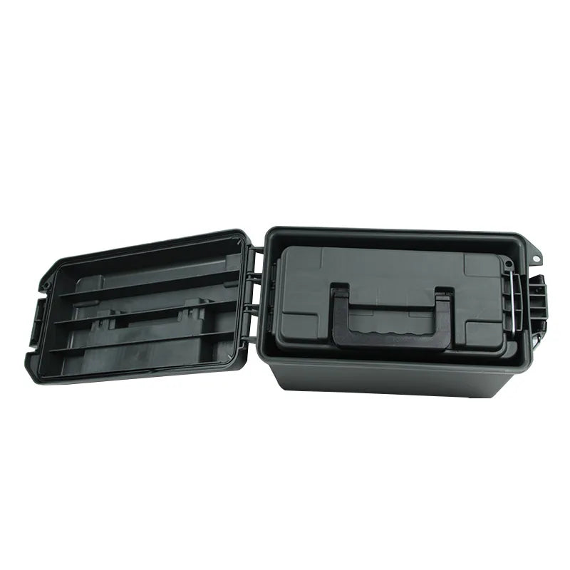 Ammo Box Style Plastic Storage Can Heavy Duty Caliber Bulk Ammo Crate Lightweight Storage Case Hunting Bullet box