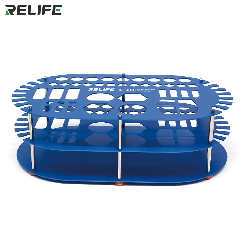 RELIFE RL-001D Stainless Steel Non-slip Large Capacity Rounded Edges  Neat Convenient Strong Durable Multifunction Storage Box
