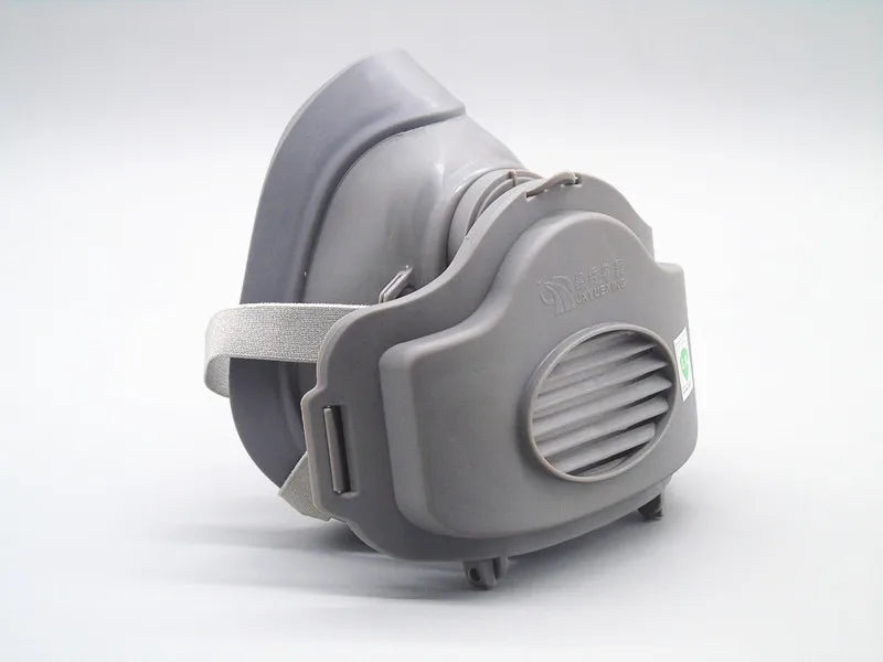 Reusable Dust Proof Respirator Dust Mask Cotton Filters Rubber Work Filter Safety Mask Builder Carpenter Daily Haze Protection