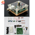 DC 9-13.8V S-PIXIE CW QRP Shortwave Radio Transceiver 7.023Mhz+ Acrylic Case DIY kit for Ham Radio Audio