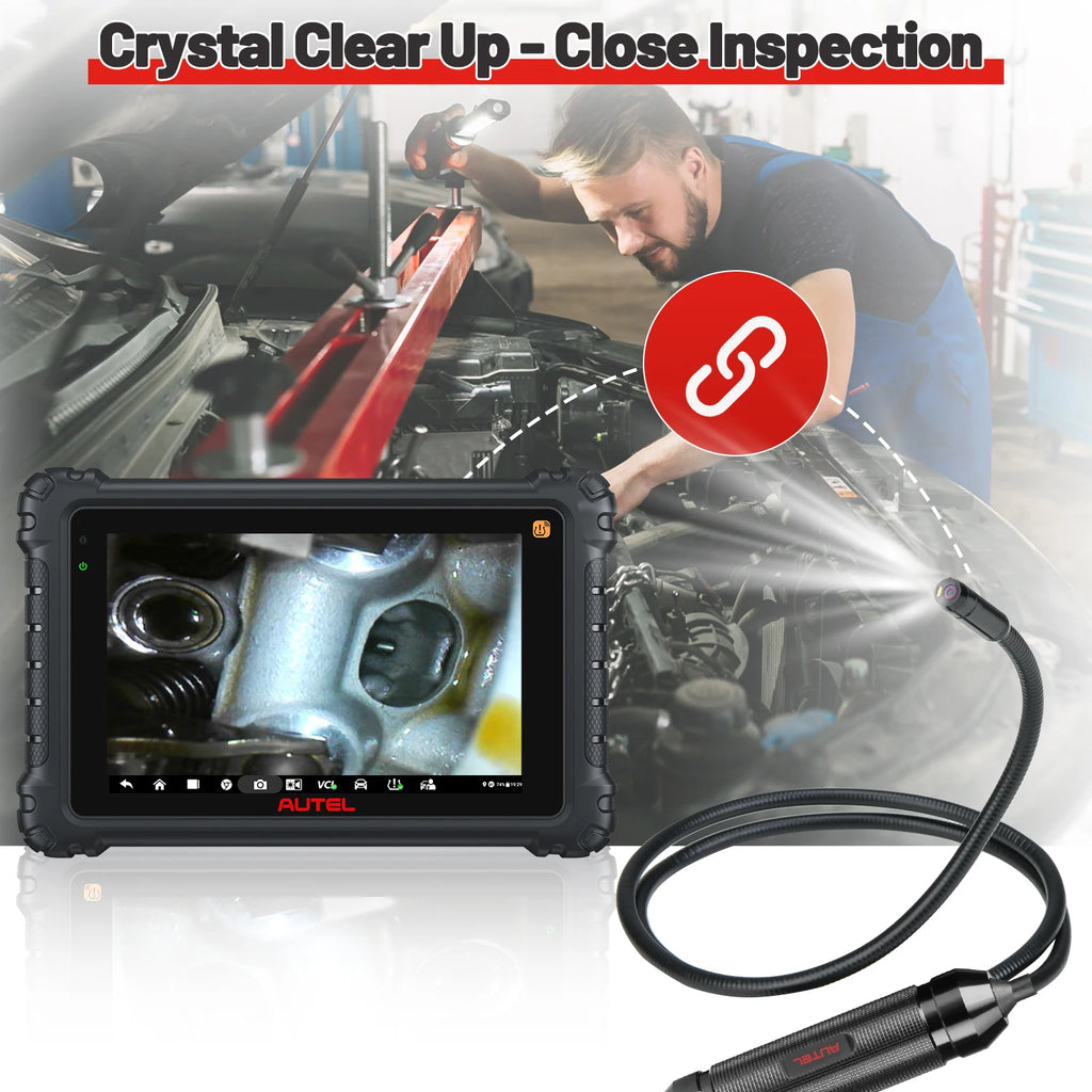 Autel MaxiVideo MV108S HD Digital Inspection Camera For MaxiSys Pro And PC Support Video Inspection E Image Head Powerful 8.5mm
