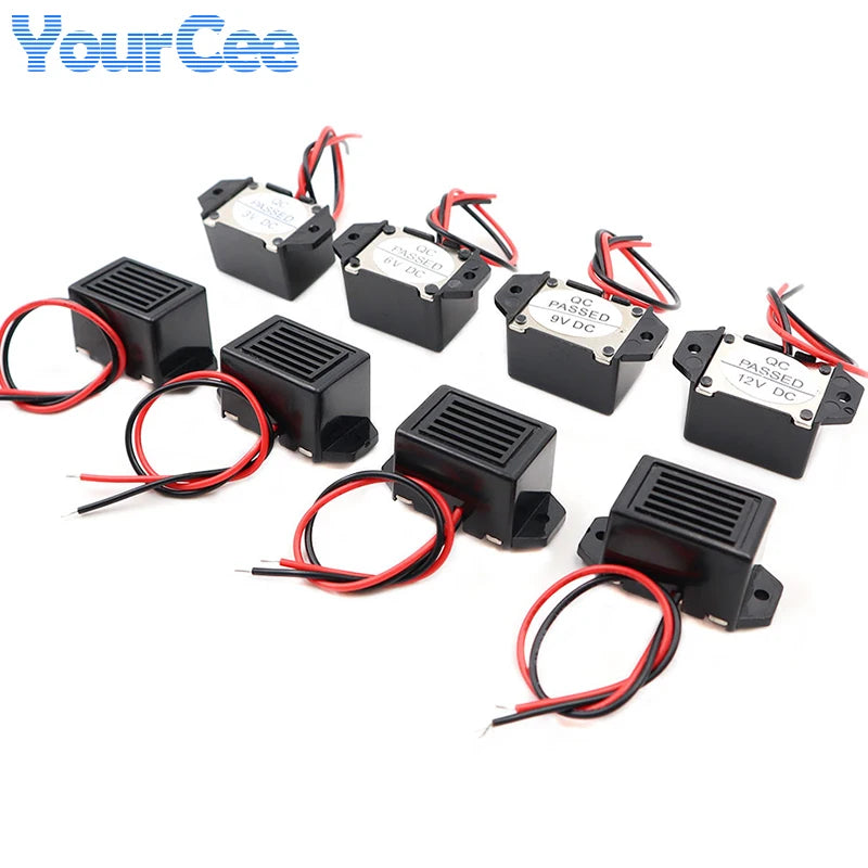 2pcs/1pc 2315 Mechanical Active Buzzer 23*15 DC12V 9V 6V 3V  Mechanical Vibration Buzzers Sound Alarm Speaker