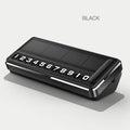 Solar Powered LED Temporary Parking Card, Multi-Number Hidden Plate, Car Parking Stop Gadget