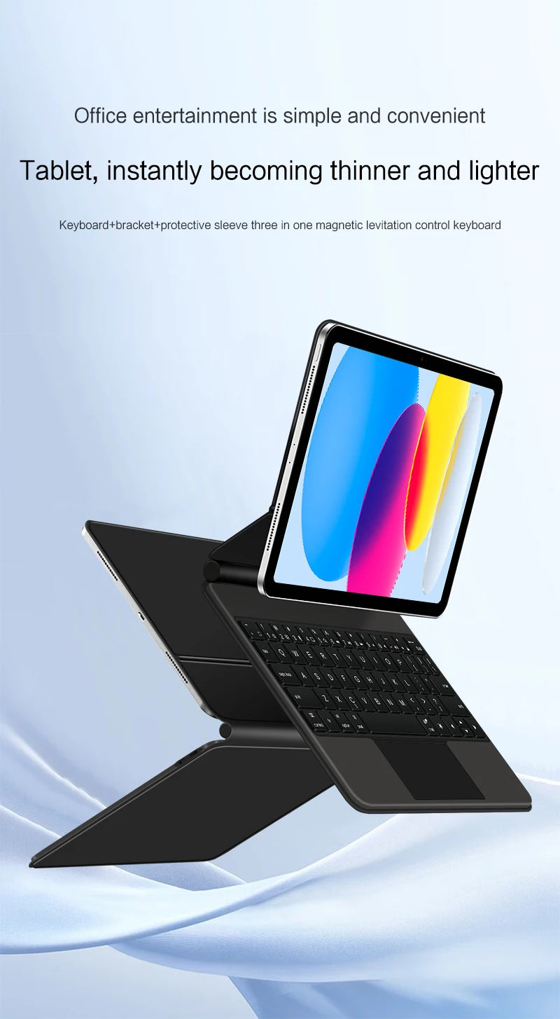 Magic Keyboard for iPad Air 6 7 8 11 13 Inch Case 2026 2025 iPad Pro 11" 13" Funda iPad A16 11th 10th Generation Pro 12.9 Cover