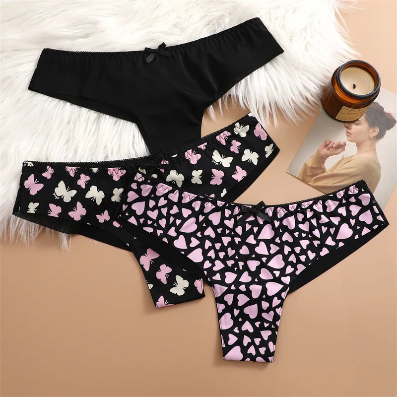 Soft Seamless Panties Women's Summer Comfortable Briefs Sexy Back Mesh Underwear Female XS-XL Underpants Stretchy Panties