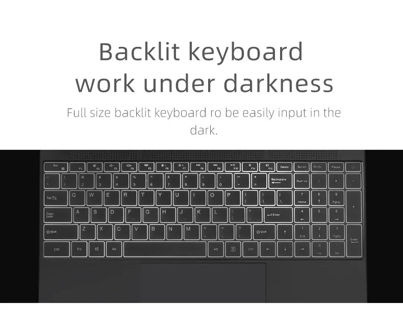 AKPAD Windows 10 11 Ram 16GB Rom 256GB 512GB 1TB 2TB SSD Ultrabook Computer 2.4G/5.0G Wifi Bluetooth Intel N5095 Cheap Laptop