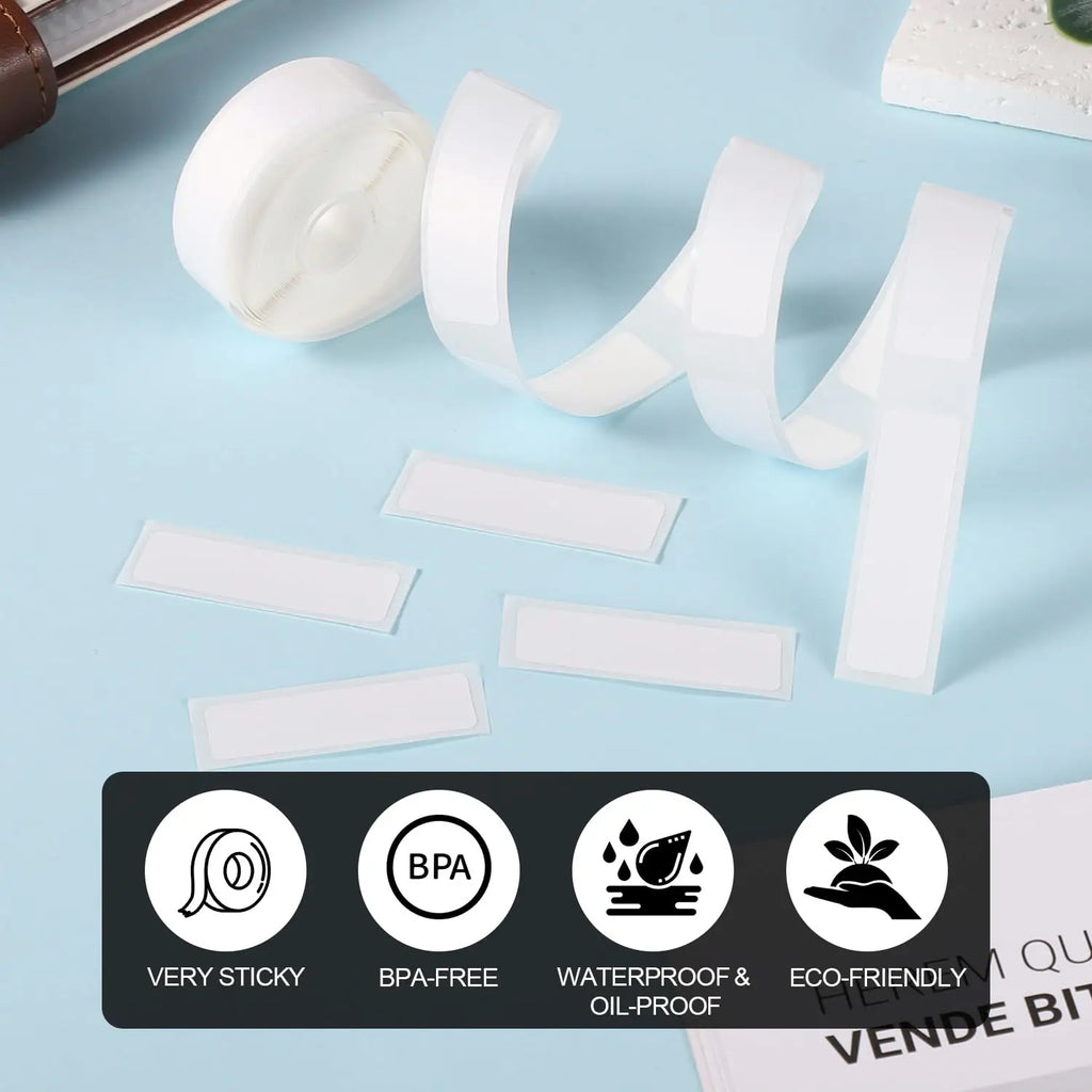 White Label Paper Mini Printer Sticker Waterproof Applicable With D30 D35 P11 Label Printer For Barcode Address Home Business