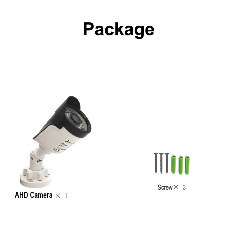 AHD Camera CCTV 1080P 5MP Digital Security High Definition Infrared NightVision Home Outdoor Waterproof Bullet Security Cam Home