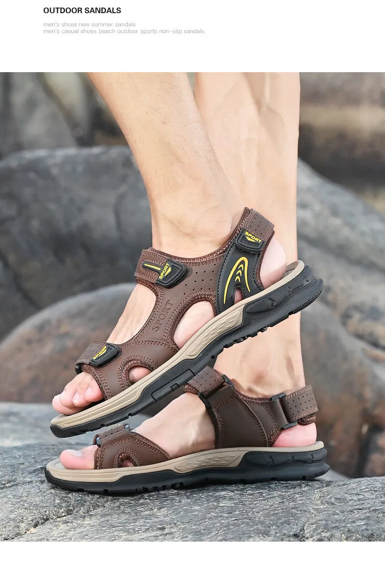 Summer Men‘s Sandals Casual Comfortable Sandals 2025 New Designer Sneakers Lightweight Outdoor Wear Beach Sandals Men's Shoes