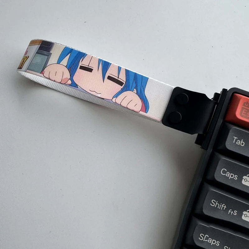 Cartoon Anime Styled Keyboard Straps with Ribbon Customization, Drunkdeer Looting Wooting Atk68