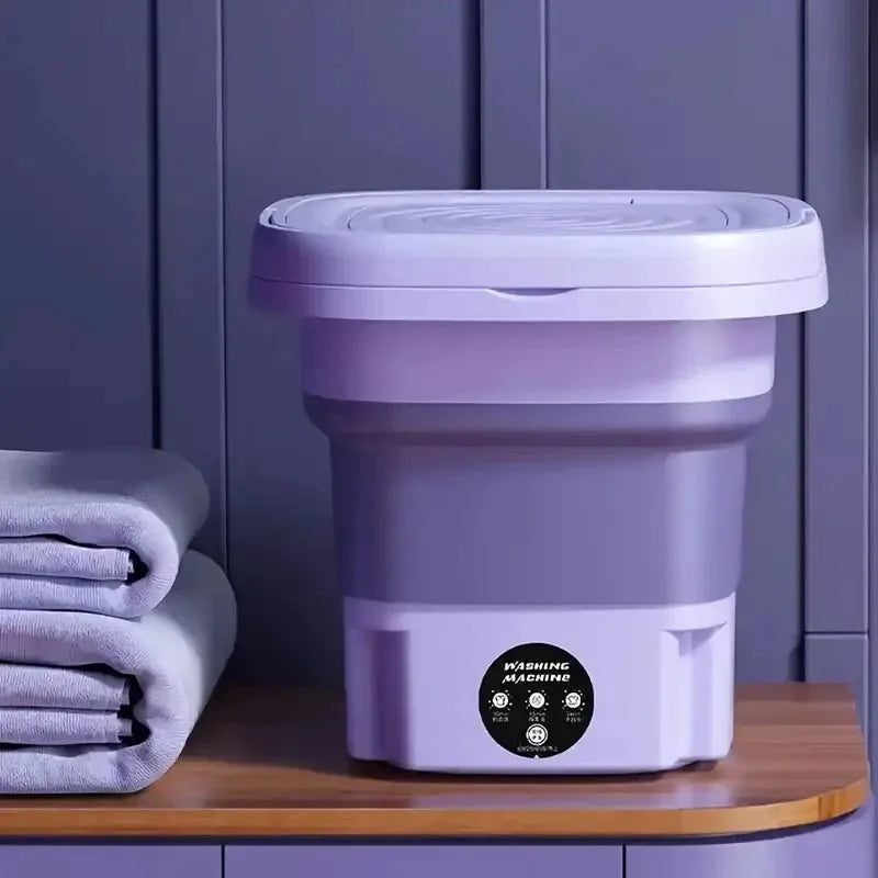 Folding washing machine, mini home clothes, socks, underwear cleaning, washing machine, travel washing machine