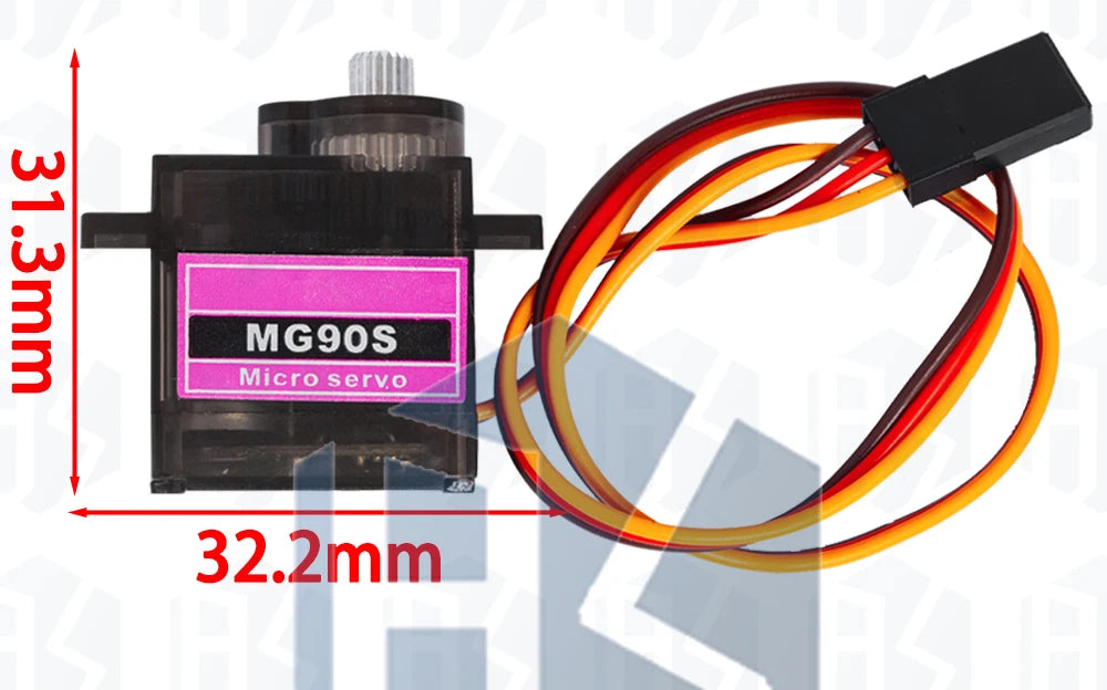 1~5PCS EGBO MG90S Digital 9g Servo For Rc Helicopter plane boat car MG90 9G IN STOCK