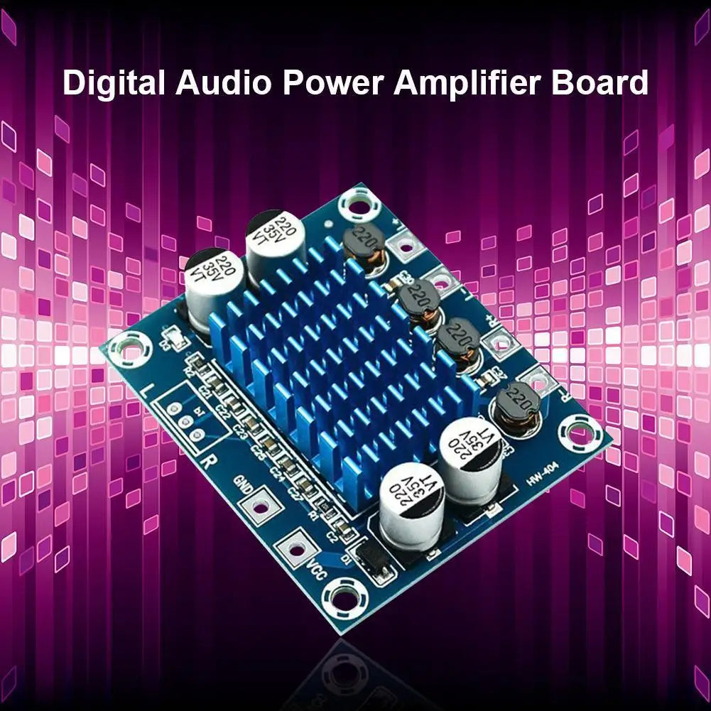 XH-A232 30w+30w Audio Dual Channel Amplifier Board Class D Bass MP3 Power Module MP3 Power Part Accessory