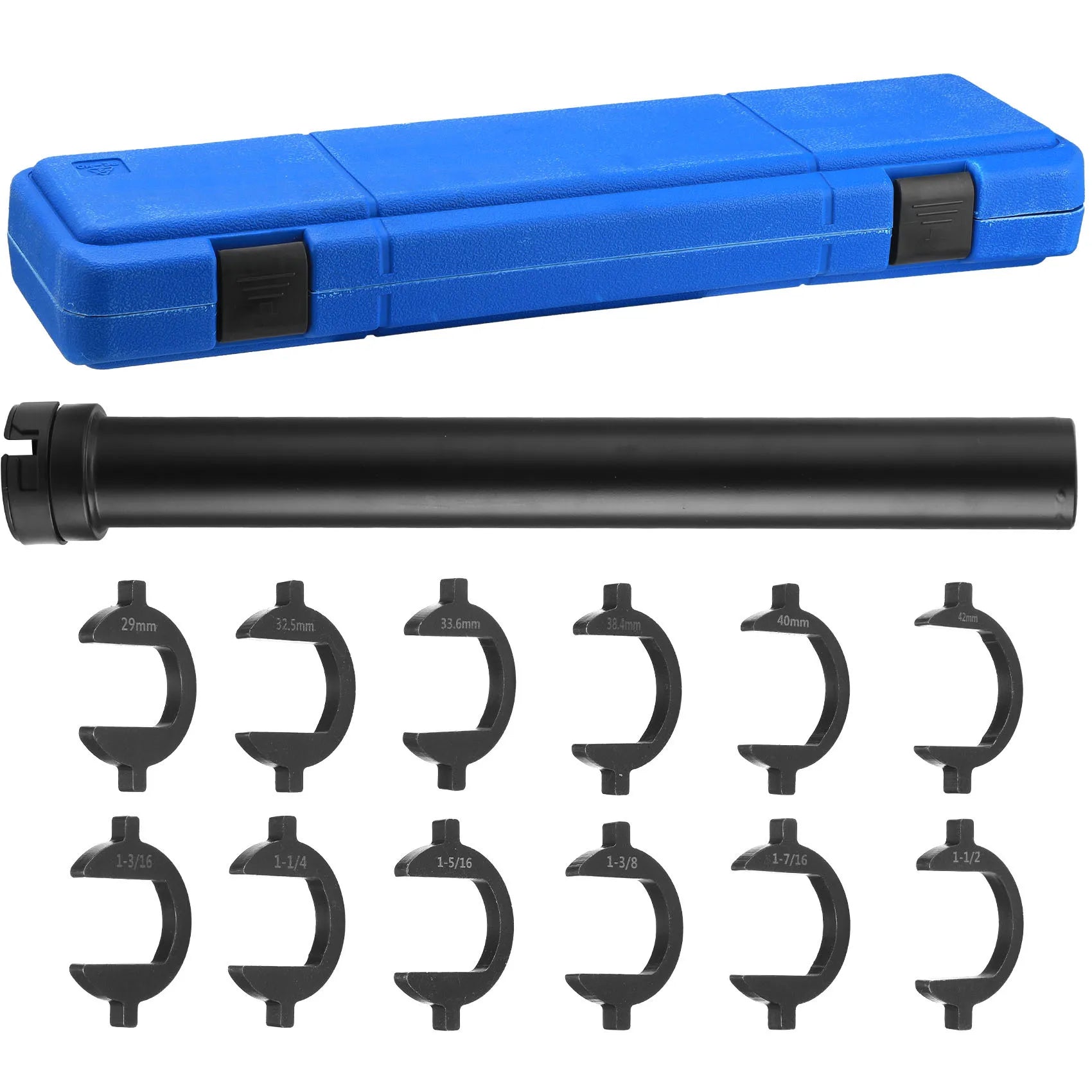 13 pieces of steering gear,1/2" Inner Tie Rod lever wrench, steering rod inner ball head remover, car chassis maintenance tool