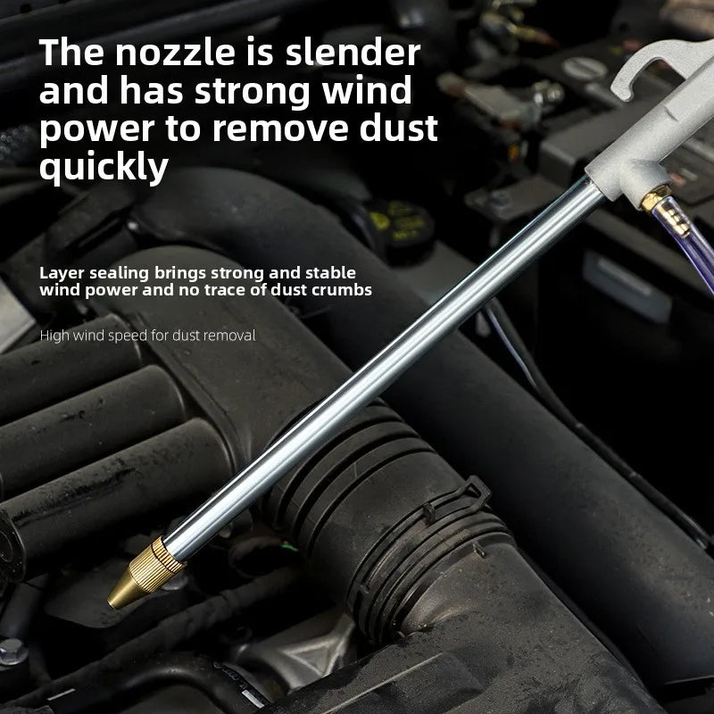 2024 Multi-Functional Water and Air Dual-Use Dust Blower Gun for Cars, Small Handheld Metal Pneumatic Cleaning Tool