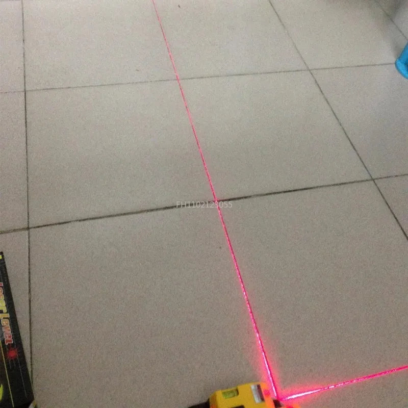 90° Infrared Laser Level Vertical Horizontal Line Projection Square Floor Tiling Level Laser Accurate Measurement