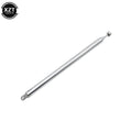 7 Section Replacement Telescopic Aerial Antenna TV Radio DAB AM/FM Universal Telescopic Aerial Antenna length 740mm