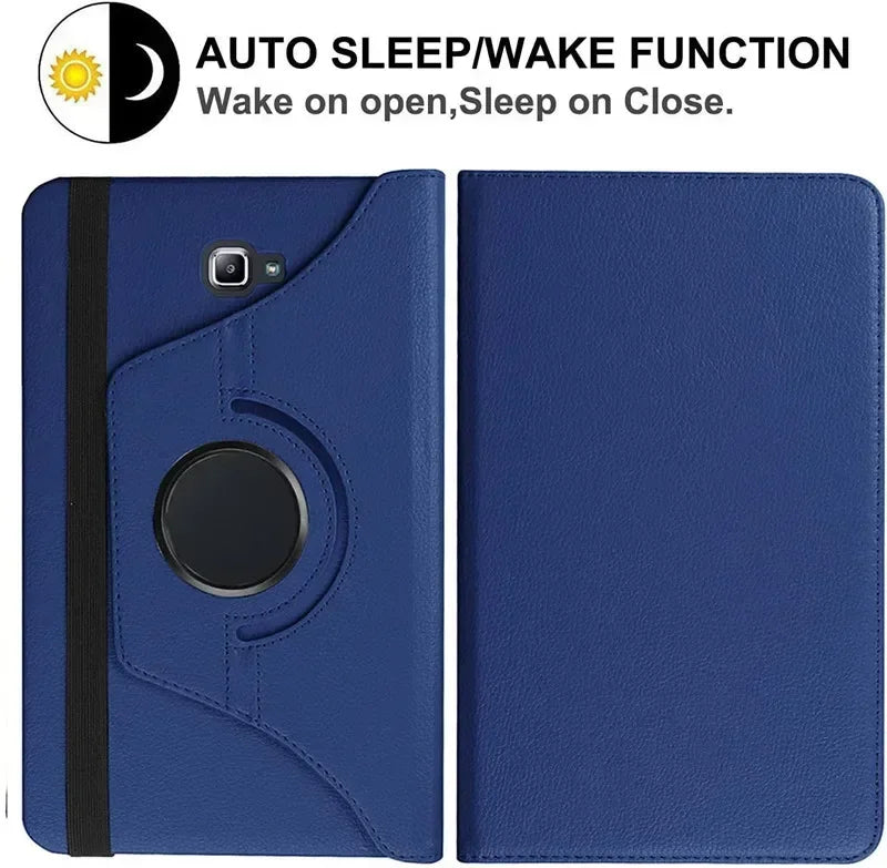 360 Rotating Stand Tablet Cover for Samsung Galaxy Tab A6 A 10.1 T580 T510 A8 10.5 X200 T590 E T560 S6 Lite P610 A7 T500 Case