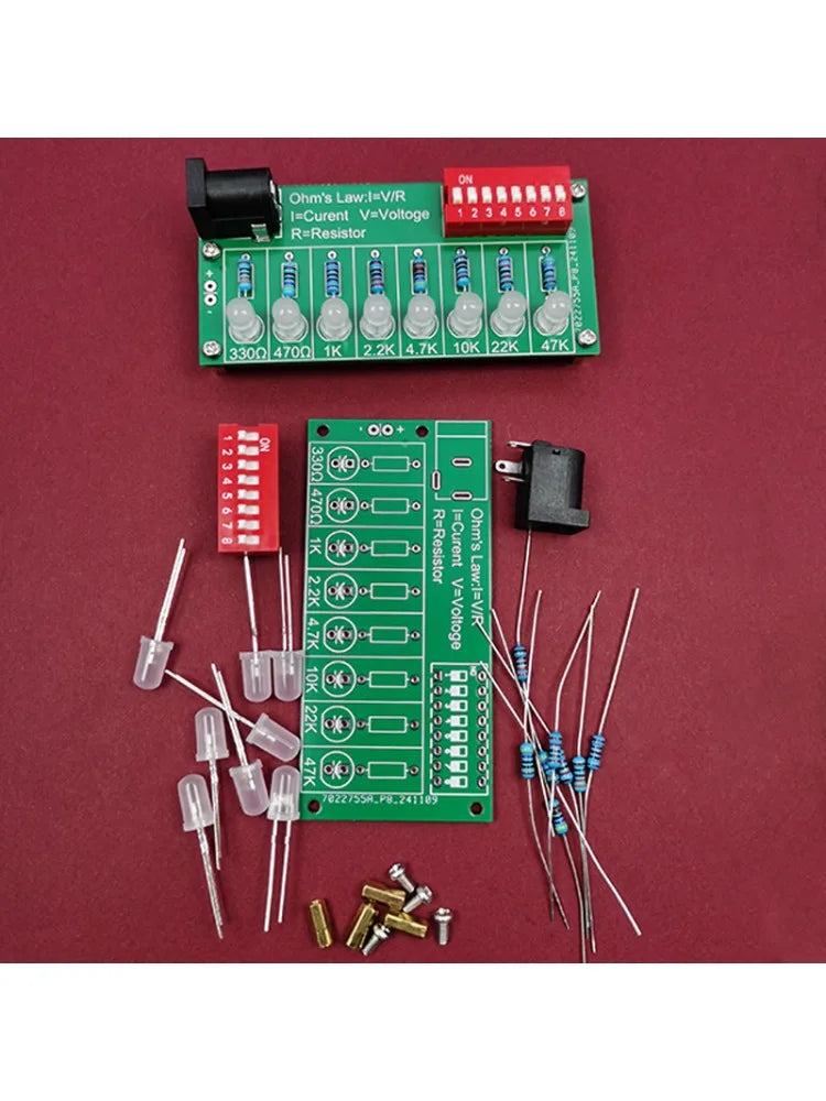 DIY Soldering Practice Kit - Learn electronics and improve your skills with easy-to-assemble circuit boards