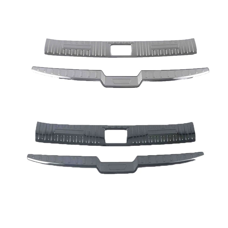For Hyundai Tucson NX4  2021-2023 stainless steel Anti Hit Dust sill plate pedal Rear Bumper Protectordoor Sill Trunk decorate