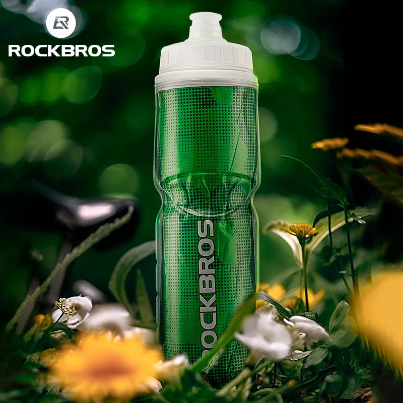 ROCKBROS Thermo Bottle Summer Cold Water Bottle Large Capacity Cycling Thermal Bike Bottle Running Hiking Outdoor Kettle ﻿