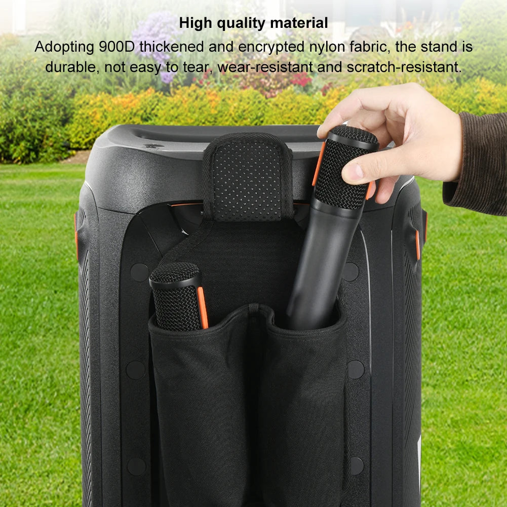 Microphone Holder Mic Hanger Storage Holder Microphone Carrying Case for JBL PartyBox Wireless Microphone Accessories