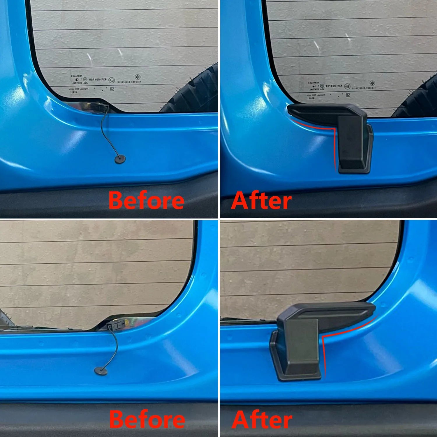 2x Rear Windshield Heating Wire Protector Demister Cover Trim For Suzuki Jimny Sierra JB64 JB74 2007-2022 Car Interior Accessory