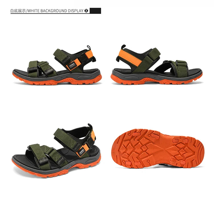 Summer Men Sandals Fashion Leisure Beach Holiday Sandals for Mens Lightweight Shoes New Outdoor Comfortable Casual Sandals