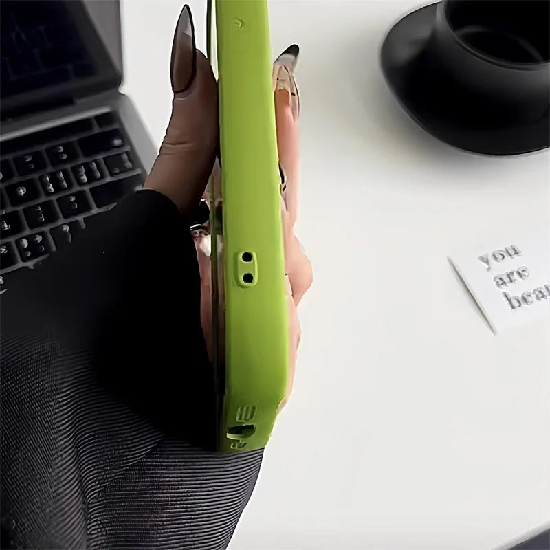 Flower Silicone Phone Case For iPhone 16 Case iPhone 15 Pro Max 14 12 11 13 XS XR X 7 8 Plus SE 2022 Shockproof Candy Soft Cover