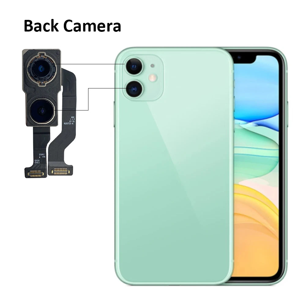 New For iPhone 11 12 13 14 15 Pro 11Pro 12Pro 13Pro 14Pro 15Pro Max Mini Plus Rear Big Back Camera Flex Cable Main Camera Module