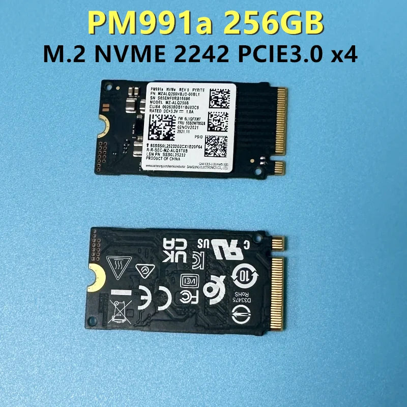 OEM Samsung M.2 2230 SSD PM991a 256GB PCIe 3.0 NVME&PM991 128GB &PM9B1 128GB 256G&BM9C1 512gb PCIe4.0/WD SN740 1TB&M.2 2242 SSD