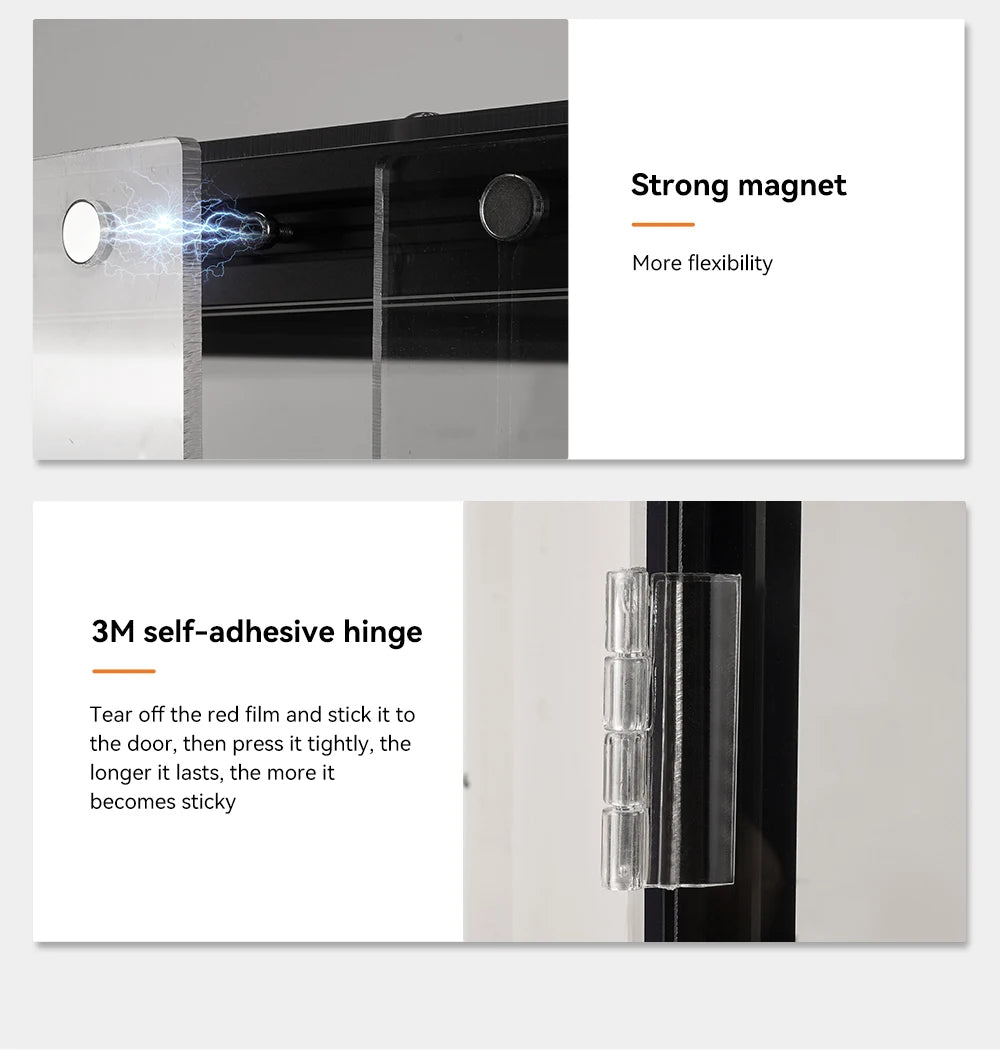 For Bambu Lab A1 Mini Enclosure Assemble kit Acrylic PC Panel Protective Cover Visibale For Kingroon KP3S KP3S Pro V2