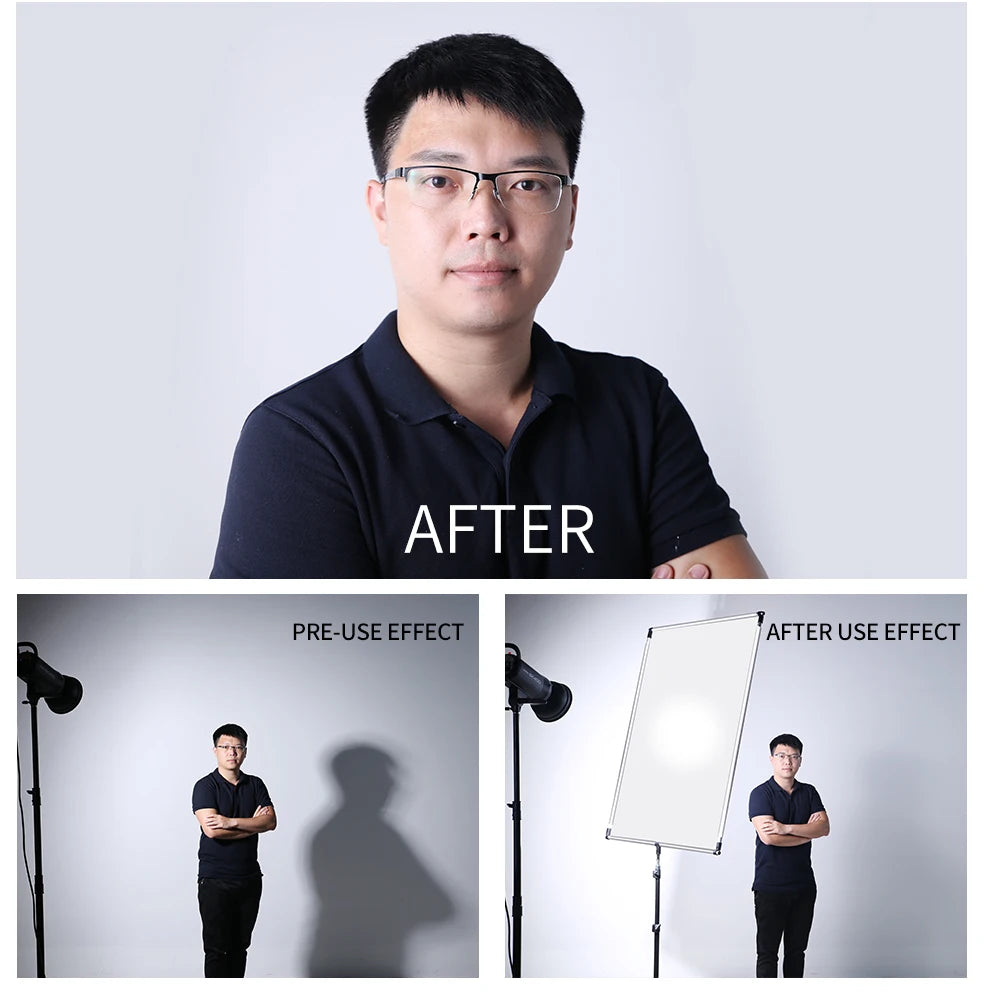 60 x 90cm 90 x 120cm Sun Scrim Large 5in1 Black Silver Gold White Diffuser Reflector Aluminum Alloy Frame for Flash Photography