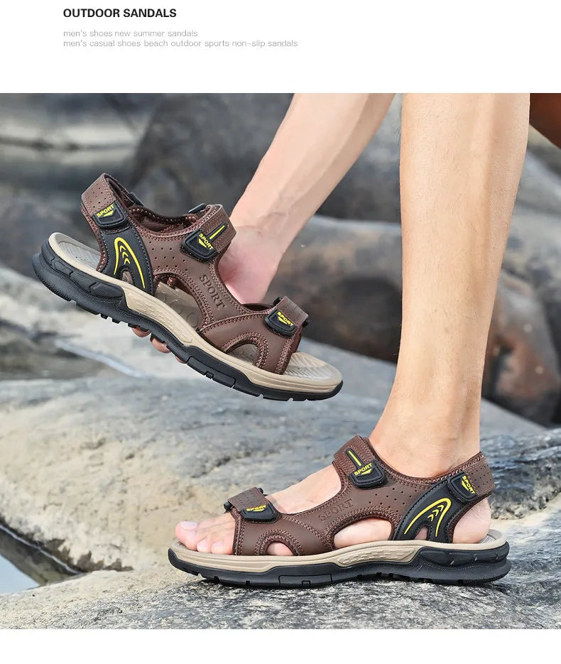 Summer Men‘s Sandals Casual Comfortable Sandals 2025 New Designer Sneakers Lightweight Outdoor Wear Beach Sandals Men's Shoes