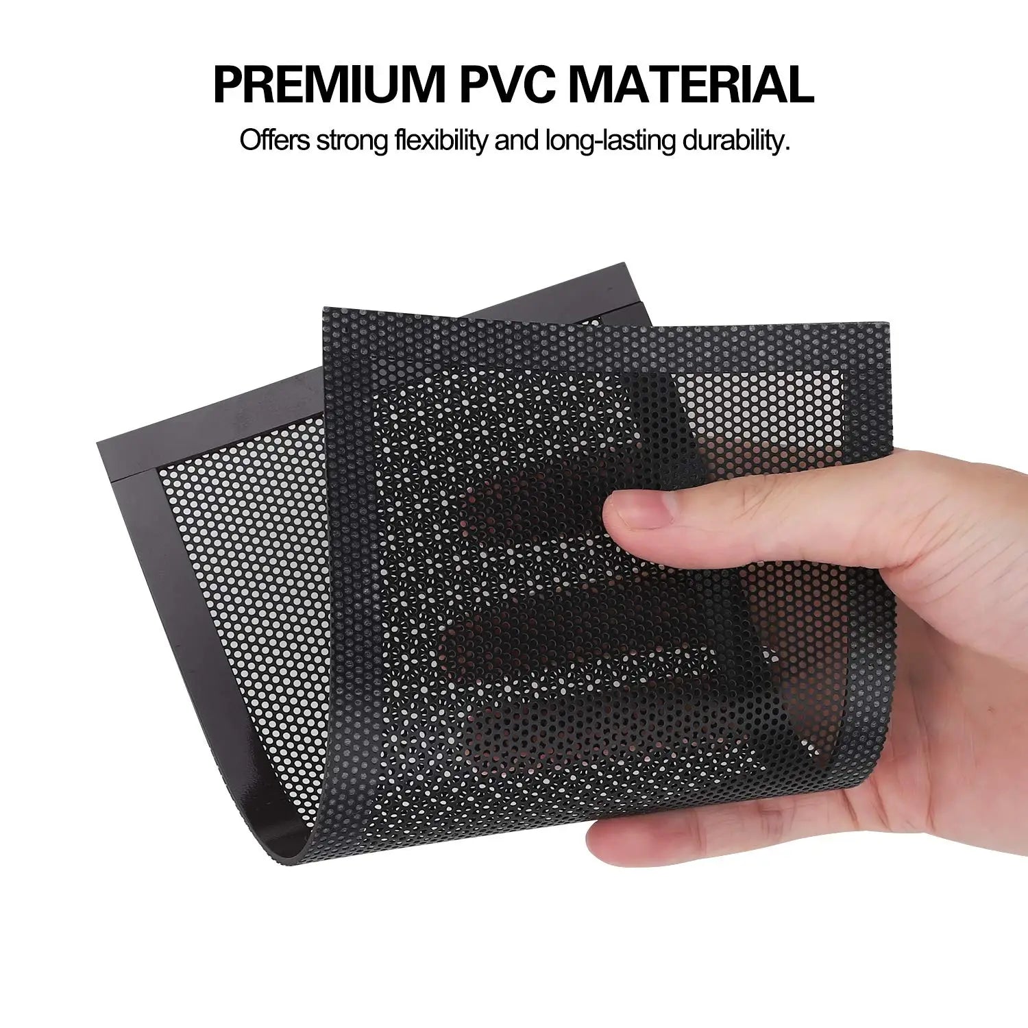 Coolcirc Dust Filter For Computer Cooler Fan 12x36cm Magnetic Frame PC Fan Dust Mesh PC Cooler Filter Dustproof PVC Cover