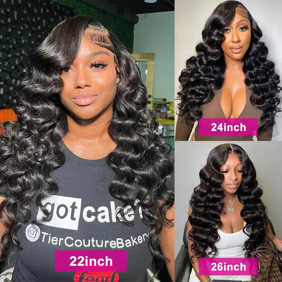 28 38 Inch 18A Loose Wave Bundles Human Hair Bundles Raw Virgin Unprocessed Extensions Loose Deep Wave Bundles Double Weft Braid