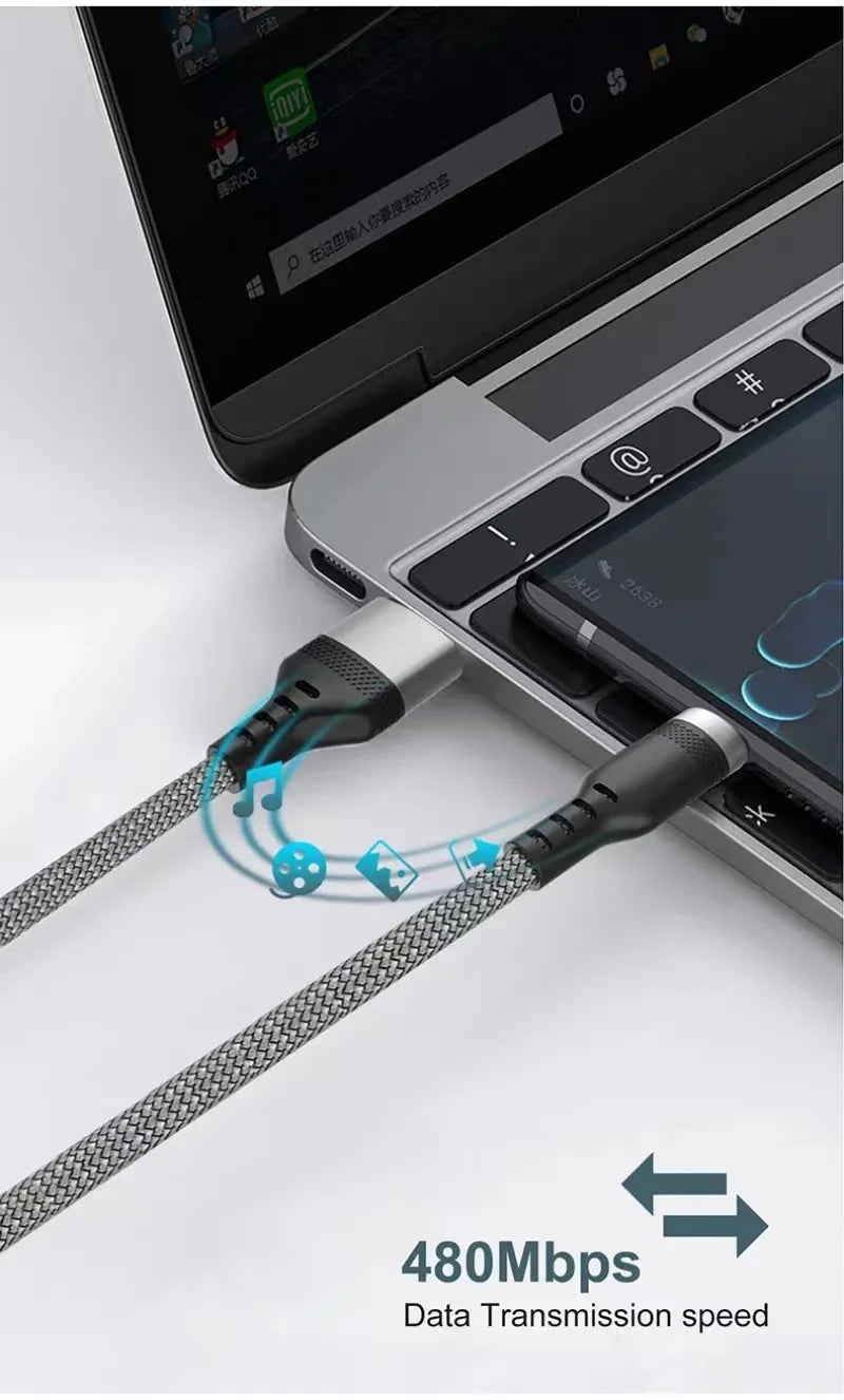USB Type-C Extended  3M 5M 8-Meter Android Micro USB Fast Charging Cable For Huawei Xiaomi Vivo Oppo And Leeco Phone Data C