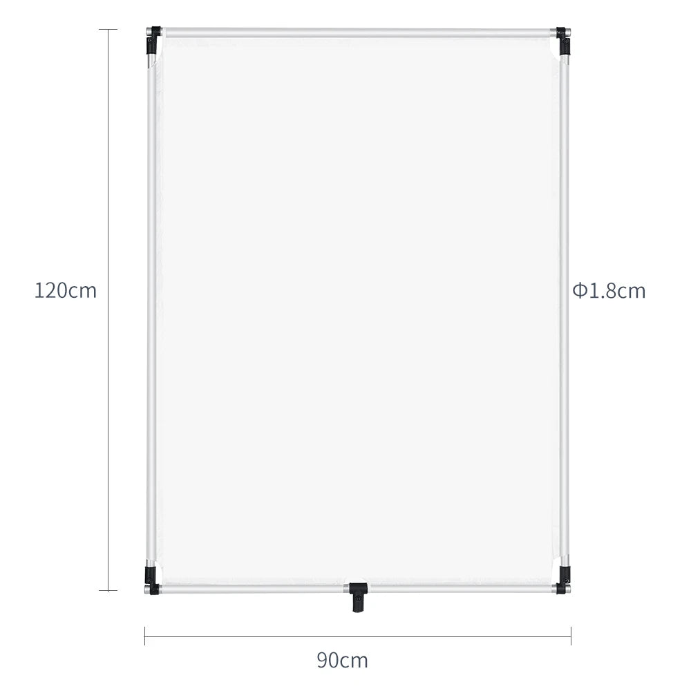 60 x 90cm 90 x 120cm Sun Scrim Large 5in1 Black Silver Gold White Diffuser Reflector Aluminum Alloy Frame for Flash Photography