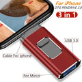 USB Flash Drive 256GB High Speed 512G 128G Sticks External Storage Pen Drive For Phone iPhone Android PC Copy Photo Videos Files