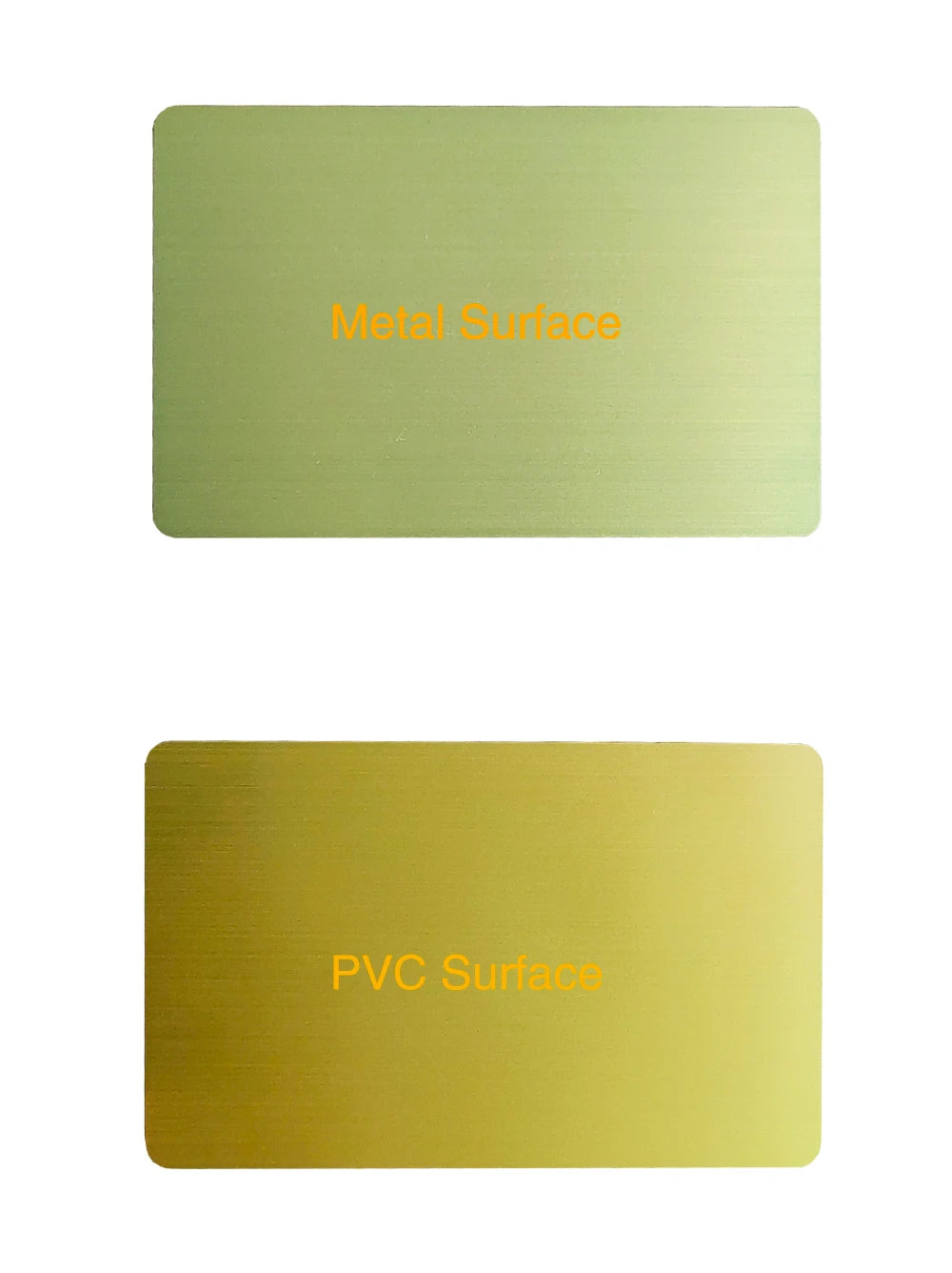 5-Pack 13.56MHz NFC Blank Metal-PVC Hybrid Business Cards with 215 Chip & 504-Byte Memory, Laser Customizable on Metal Side