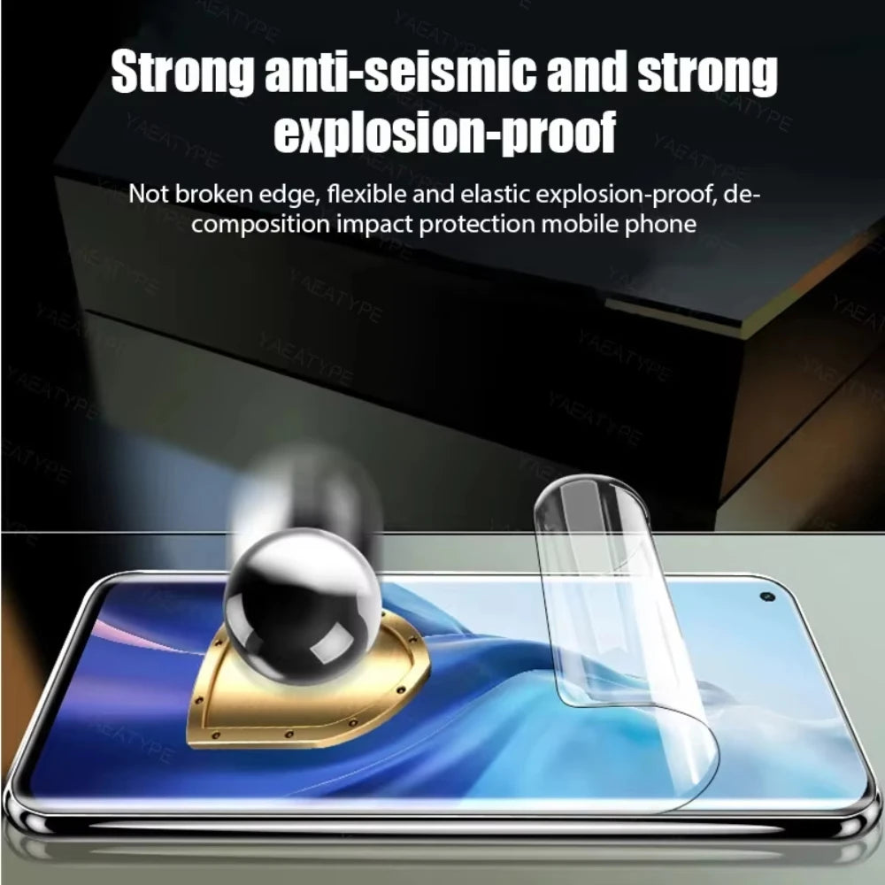 4Pcs Hydrogel Film For Xiaomi Poco X6 F5 Pro F4 GT F3 C65 Screen Protector For Poco X3 X4 X5 M4 M3 M6 Pro GT 5G M5S Cover Film