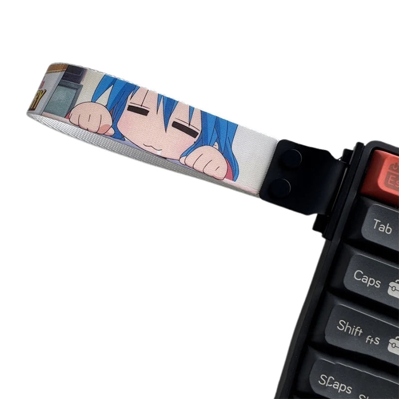 Cartoon Anime Styled Keyboard Straps with Ribbon Customization, Drunkdeer Looting Wooting Atk68