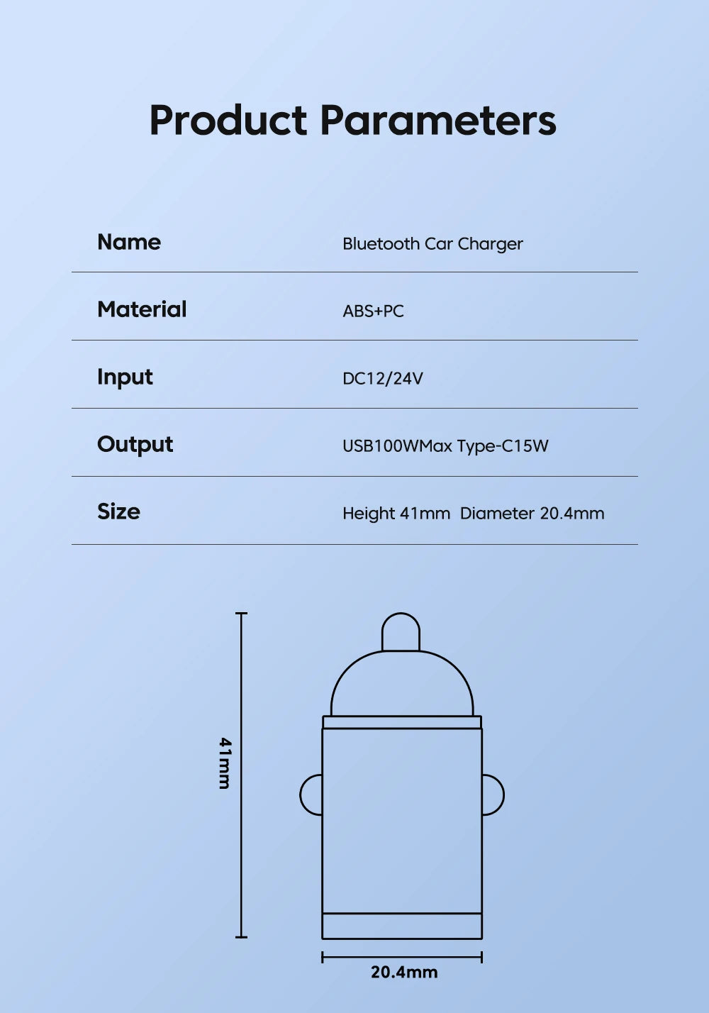 Olaf 100W Mini Car Charger Lighter Fast Charging for iPhone QC3.0 Mini PD USB Type C Car Phone Charger for Xiaomi Samsung Huawei