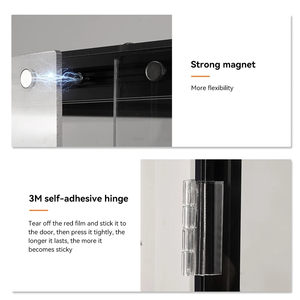 For Bambu Lab A1 Mini Enclosure Assemble kit Acrylic PC Panel Protective Cover Visibale For Kingroon KP3S KP3S Pro V2